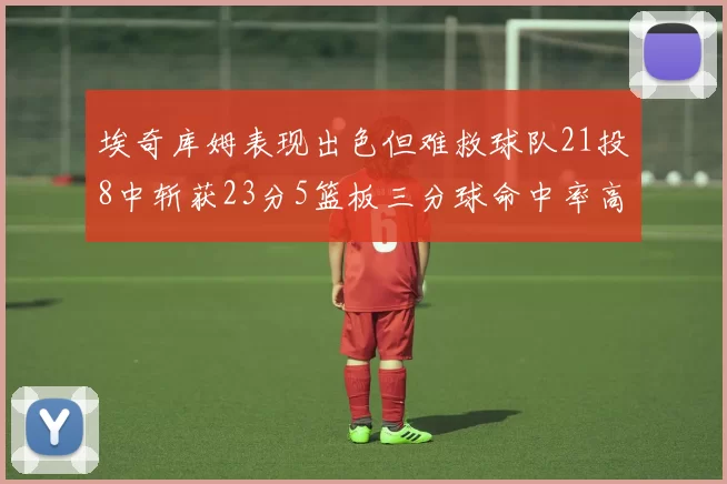 埃奇库姆表现出色但难救球队21投8中斩获23分5篮板三分球命中率高达45
